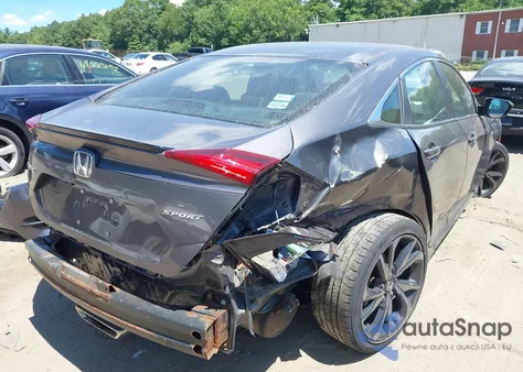 2020 Honda Civic Sport из США, поврежденный, VIN 19XFC2F88LE216443